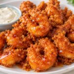 crispy hot honey shrimp bites - featured image