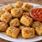 crispy mozzarella bites - featured image