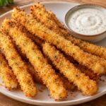crispy mozzarella fries - featured image