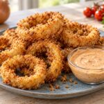crispy onion rings with canes-style sauce recipe - featured image