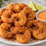 crispy panko fried shrimp with bang bang sauce - featured image