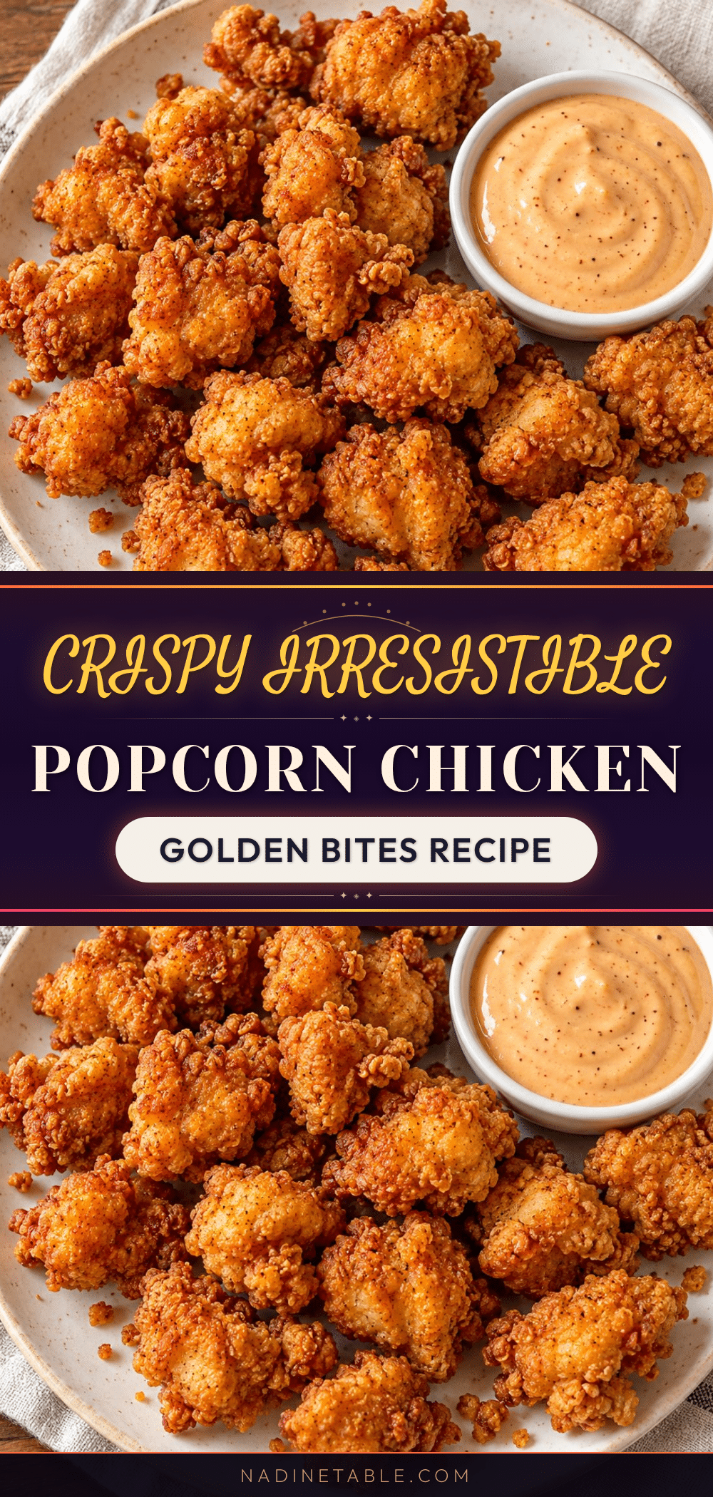 crispy popcorn chicken bites recipe