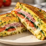 easy one-pan ham & egg sandwich for a quick breakfast - featured image