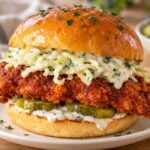 nashville hot chicken burgers - featured image