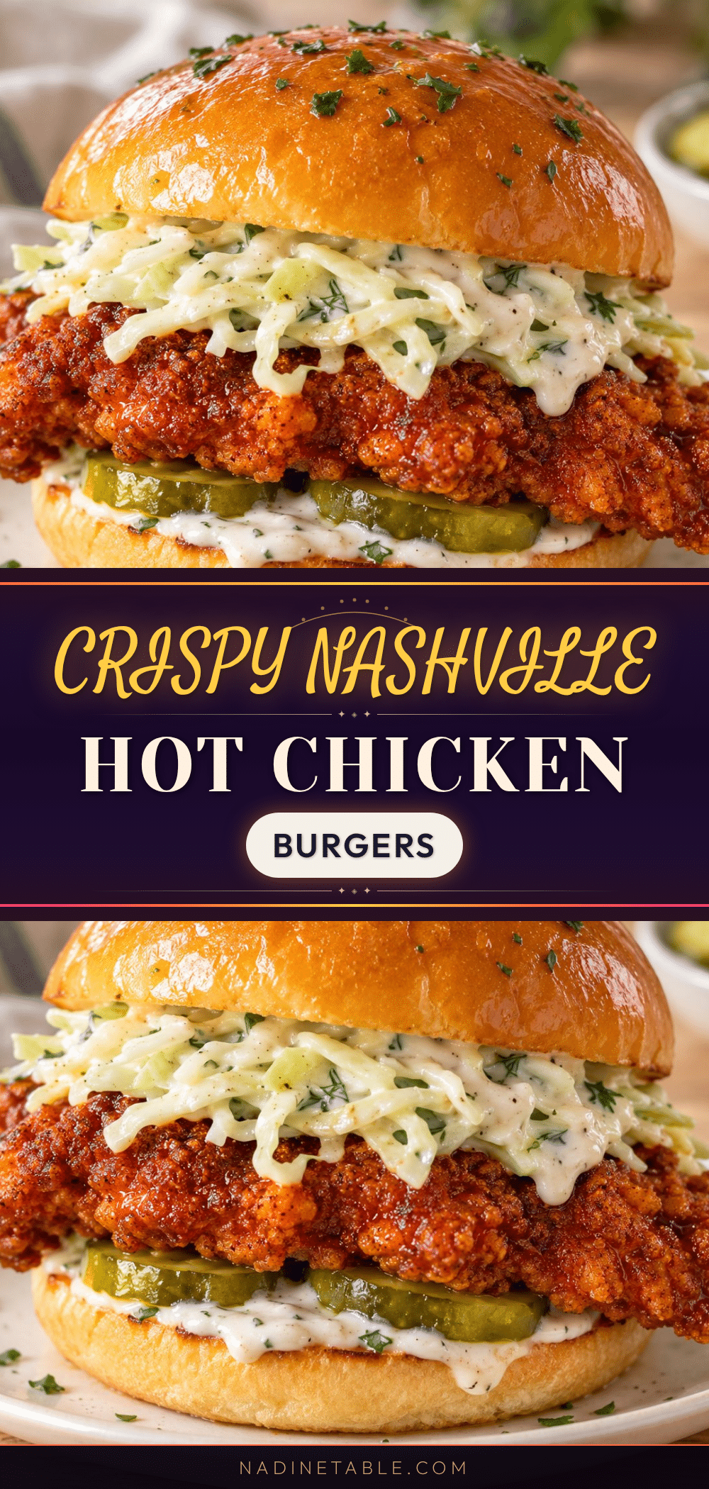 nashville hot chicken burgers recipe