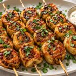 Savory Glazed Beef Tortilla Kebabs - featured image